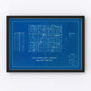 DeKalb County Vintage Map 1936