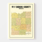 map of Dubois County
