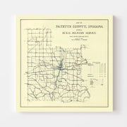 map of Fayette Count