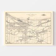 map of Gary
