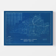 map of Gibson County