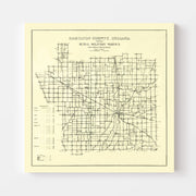 map of Hamilton Coun