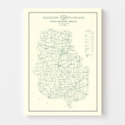 map of Harrison Coun