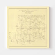 map of Hendricks Cou