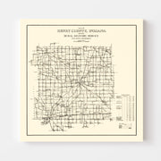 map of Henry County