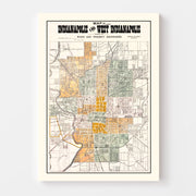 map of Indianapolis