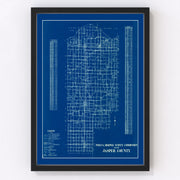 Jasper County Vintage Map 1936