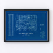 Jay County Vintage Map 1936