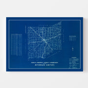 map of Jennings Coun