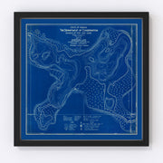 Jimerson Lake Vintage Map 1923
