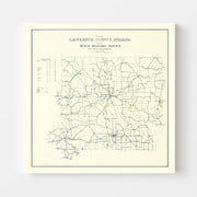 map of Lawrence Coun