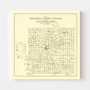 map of Marshall Coun