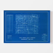 map of Marshall Coun