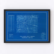 Marshall County Vintage Map 1936