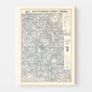 map of Monroe County