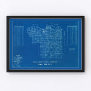 Pike County Vintage Map 1936
