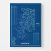 map of Posey County