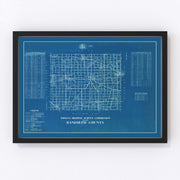 Randolph County Vintage Map 1936