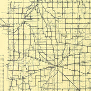 old Rush County map
