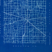 old Rush County map