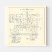map of St. Joseph Co