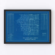 Sullivan County Vintage Map 1936
