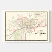 map of Huntington