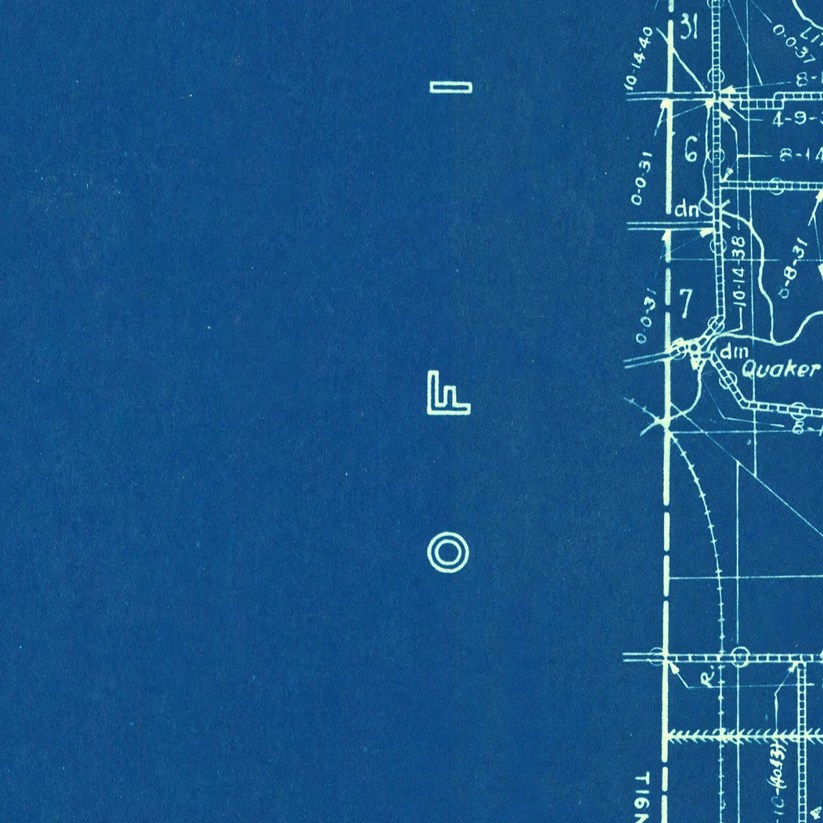 Restored historic details from the 1936 county map of Vermillion County, Indiana