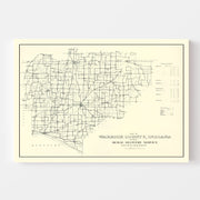 map of Warrick Count