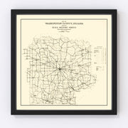 Washington County Vintage Map 1910