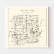 map of Wayne County