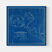 map of Webster Lake