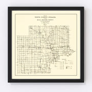 White County Vintage Map 1909