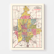 map of Indianapolis