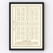 Terre Haute Vintage Map 1923