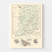 map of Indiana