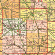 old Indiana map