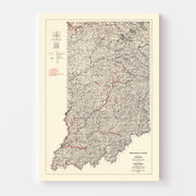 map of Indiana