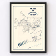Jefferson County Vintage Map 1840