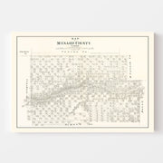 map of Menard County