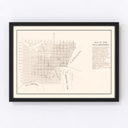 Brownsville Vintage Map 1878