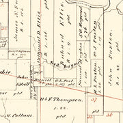 old Bowie County map