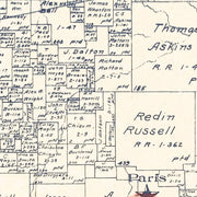 old Lamar County map