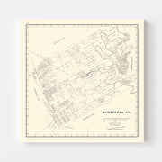map of Somervell Cou