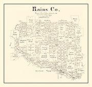 Rains County history