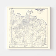 map of Grayson Count