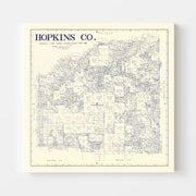 map of Hopkins Count