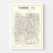 map of Parker County
