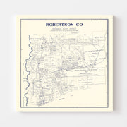 map of Robertson Cou