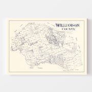 map of Williamson Co
